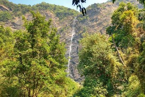 Kudumari Falls near Maravanthe Beach