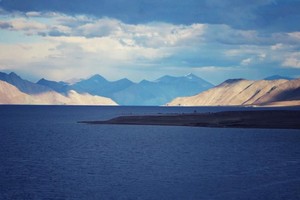 Pangong Lake near Leh Ladakh
