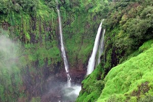 Thoseghar Waterfalls near Rajmachi Fort