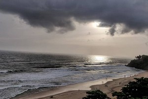 Varkala Beach near Kollam Beach